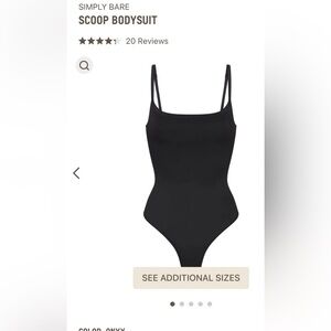 Skims scoop bodysuit